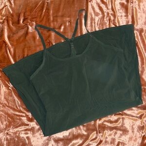 Outdoor Voices Dark Green Sleeveless Top